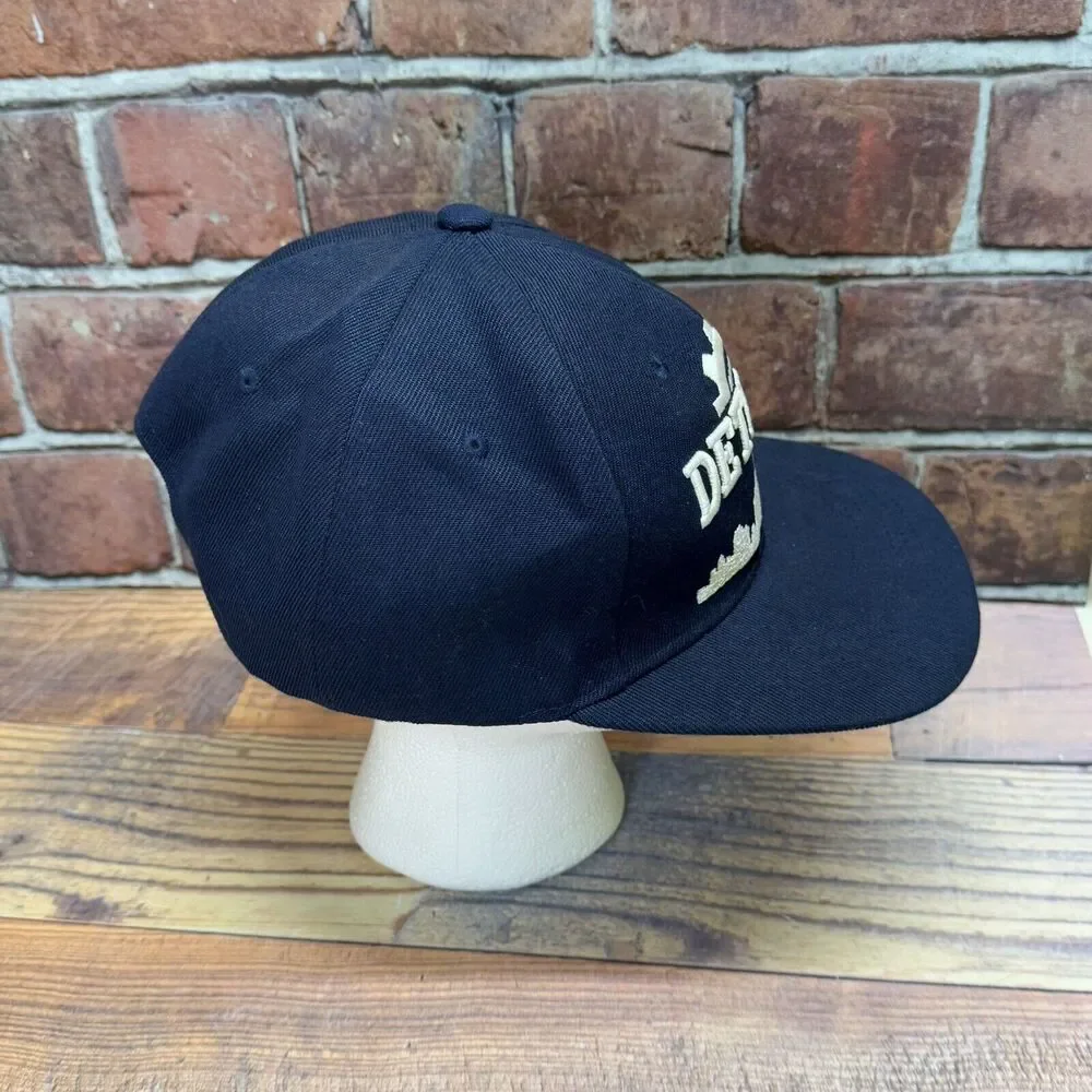 Pit‎ Bull Brand Navy- Detroit The Motor City Snapback hat cap Emdroidered